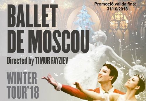 El Ballet de Moscou torna a Lleida i Tarragona per ballar <i>El Trencanous</i> a un preu especial per a col·legiats i col·legiades